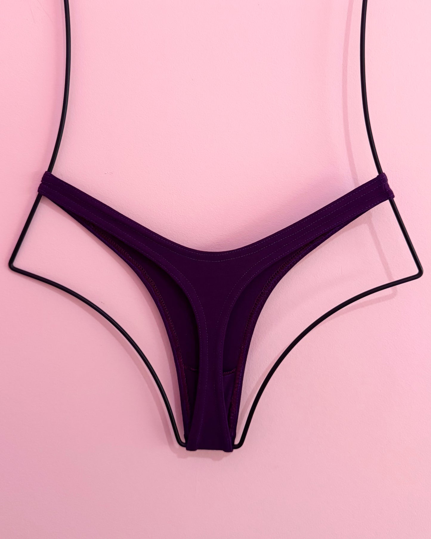 Dark Purple Essential Dipped Thong