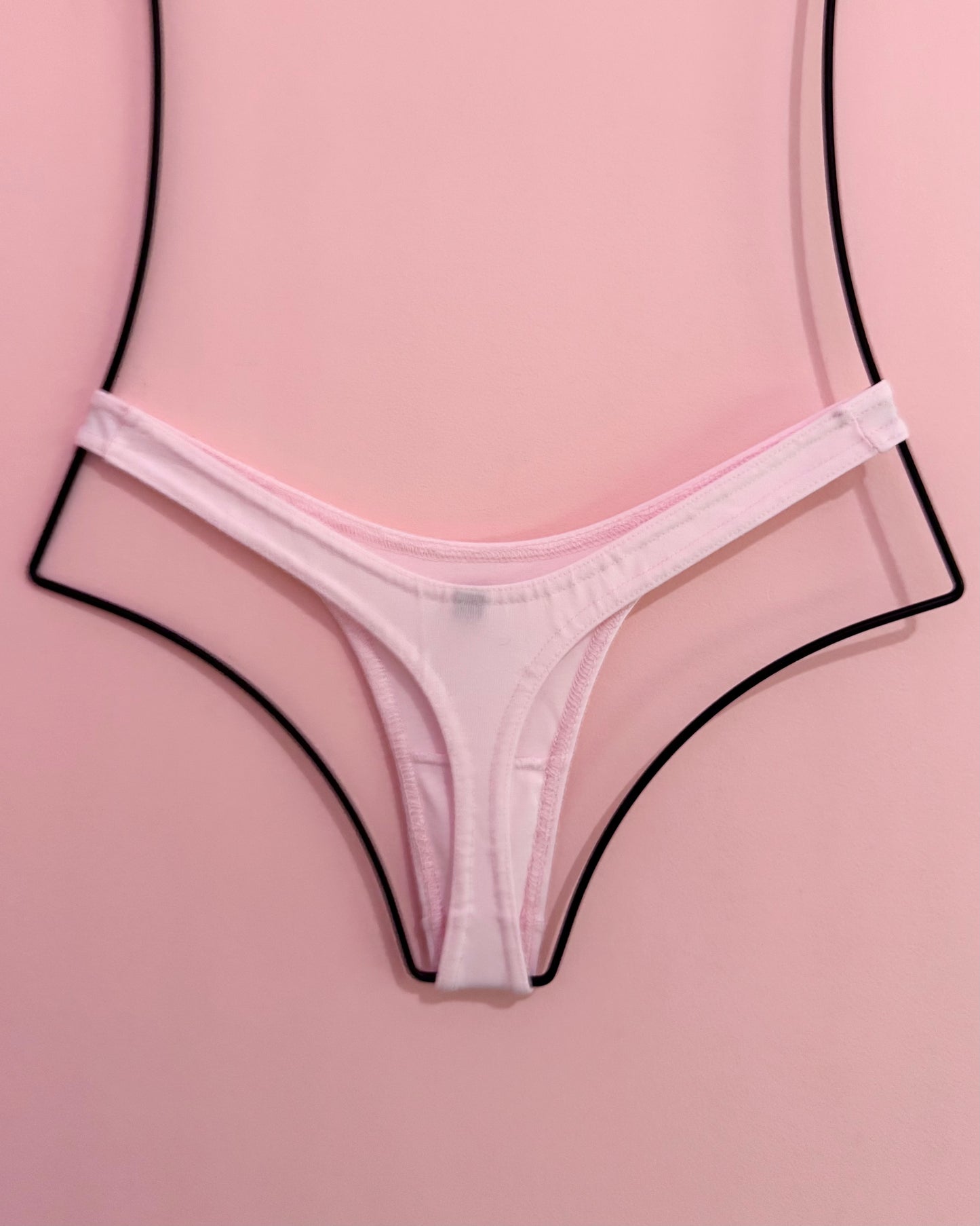 Powder Pink Essential Dipped Thong