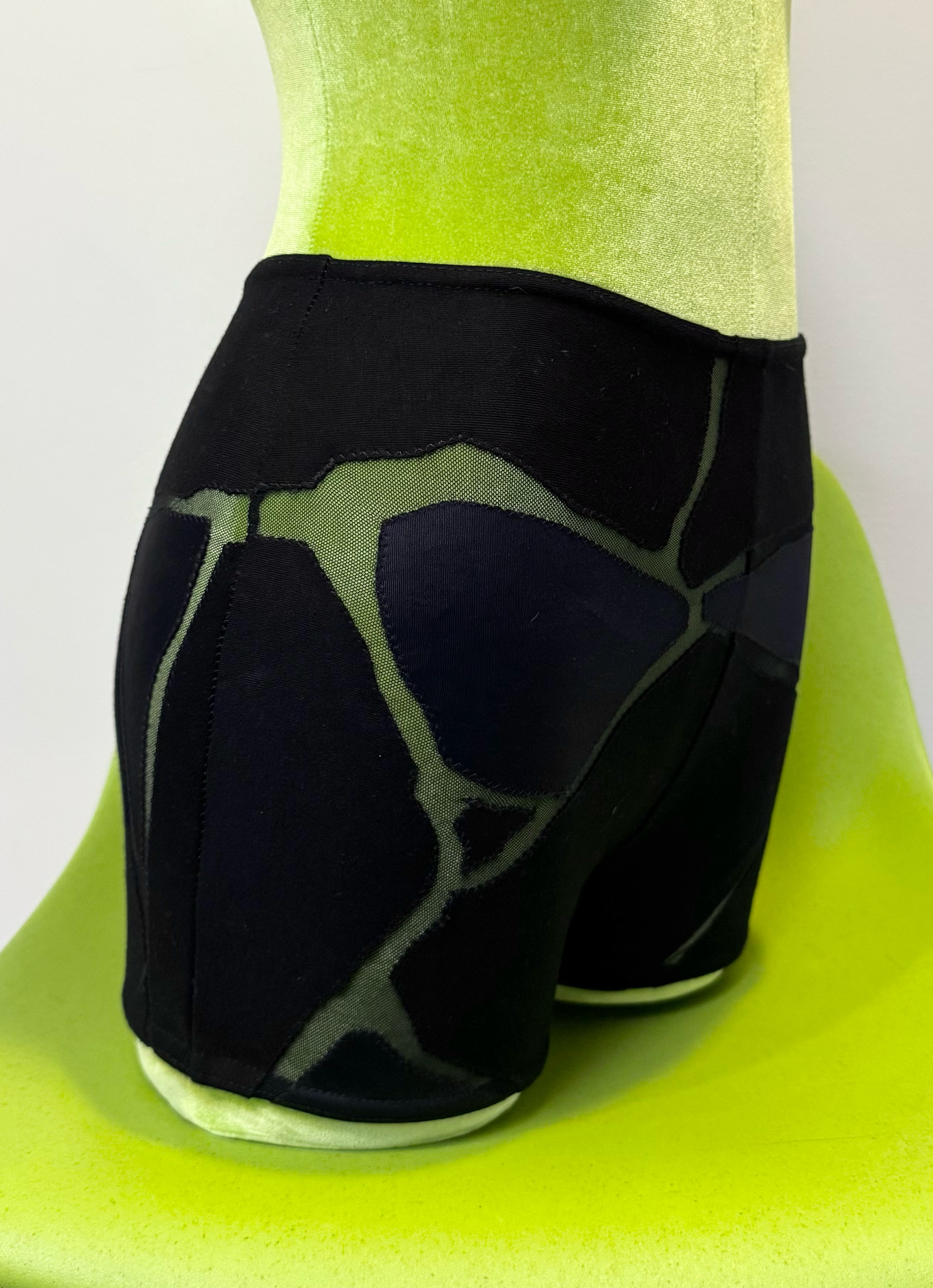 *SAMPLE* Black Kintsugi Boyshort, XS