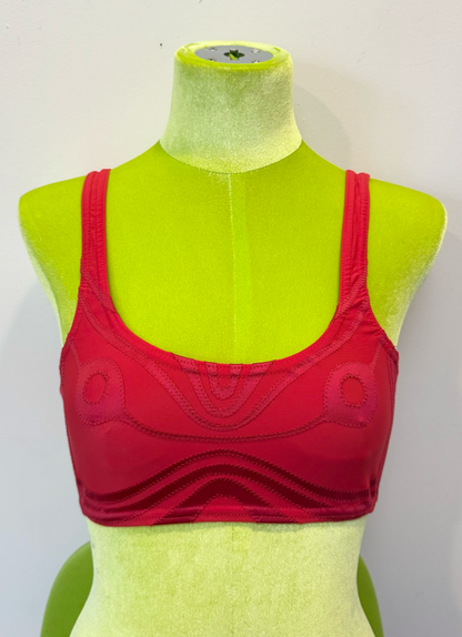*SAMPLE* Red Form Bikini Top
