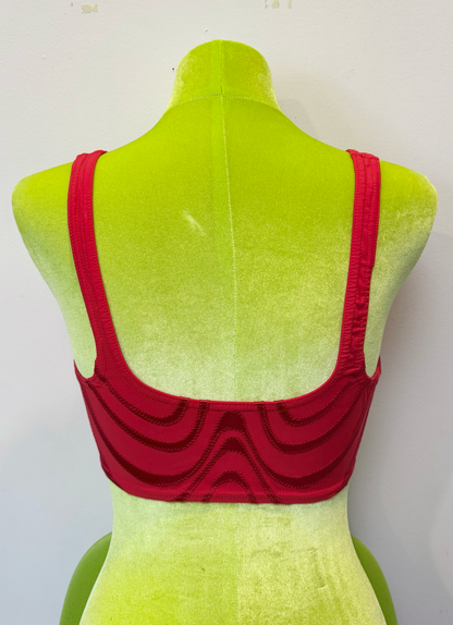 *SAMPLE* Red Form Bikini Top