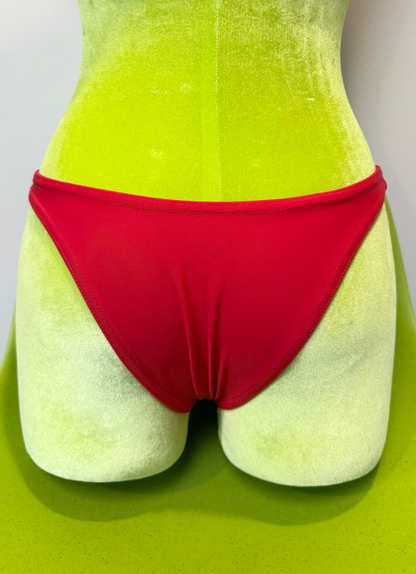 *SAMPLE* Red Low Rise Essential Bikini Bottoms, S