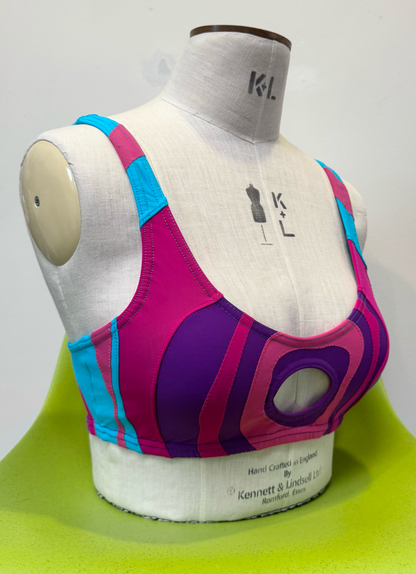 *SAMPLE* Marble Bikini Top, M