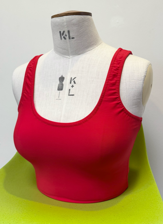 *SAMPLE* Red Essential Bikini Tank, L