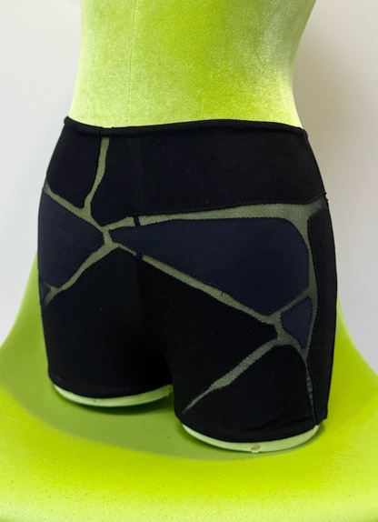 *SAMPLE* Black Kintsugi Boyshort, XS