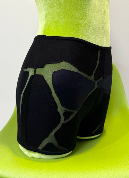 *SAMPLE* Black Kintsugi Boyshort, XS