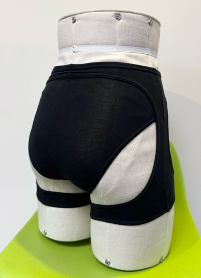 *SAMPLE* Black Essential Suspender Brief, S, #2