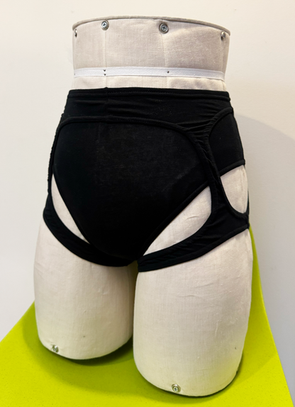 *SAMPLE* Black Essential Suspender Brief, S, #5