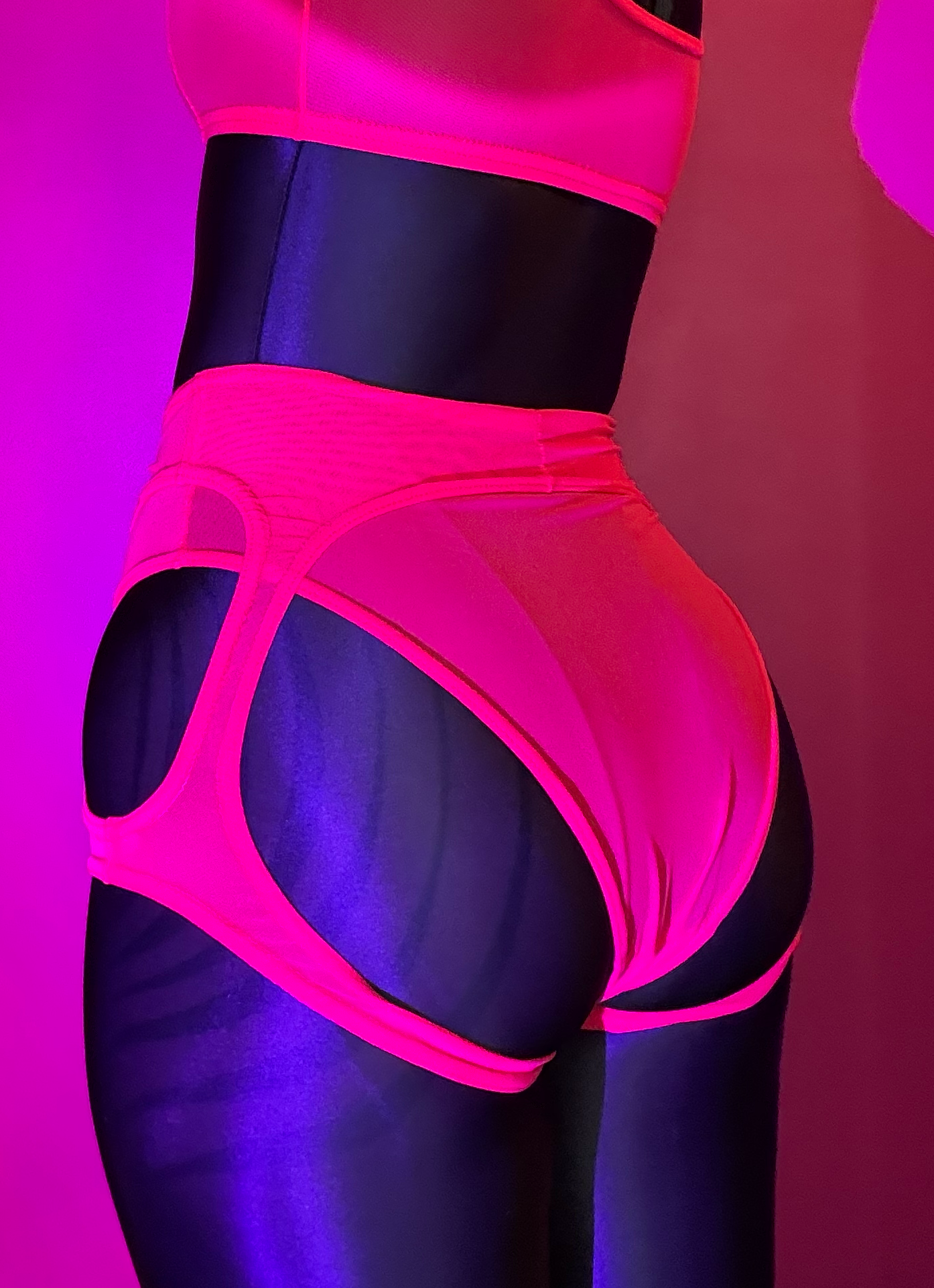 *SAMPLE* Red Mesh Essential Suspender Brief, S